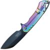 Assisted Open Folding Pocket Knife, Rainbow Handle w/
