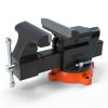 VEVOR 6" Bench Vise w/ Anvil 360°Swivel Locking Base Heavy Duty Ductile Iron
