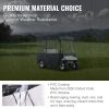 VEVOR Golf Cart Enclosure, 4-Person Golf Cart Cover, 4-Sided Fairway Deluxe, 300D Waterproof Driving Enclosure with Transparent Windows, Fit for