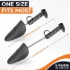5 Pairs of Plastic Shoe Trees Adjustable Length Shoe Trees for Men Shoe & Boot Trees Men Shoe Tree Stretcher Boot Holder Organizers Practical Sho