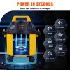 VEVOR Wet Dry Vac, 2.6 Gallon, 2.5 Peak HP, 3 in 1 Shop Vacuum with Blowing Function, Portable with Attachments to Clean Floor, Upholstery, Gap,