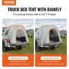 VEVOR Truck Bed Tent, 6.4'-6.7' Pickup Truck Tent with Rain Layer and Carry Bag, Waterproof PU2000mm Double Layer Truck Tent, Accommodate 2-3 Per