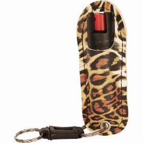 Pepper Shot 1.2% MC 1/2 oz Halo Holster Leopard (Option: Black/Orange)
