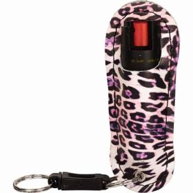 Pepper Shot 1.2% MC 1/2 oz Halo Holster Leopard (Option: Black/Purple)