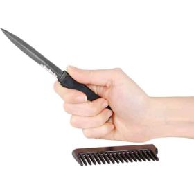 Comb Metal Knife (Option: Black Color)