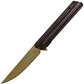 8.5" Assisted Open Pocket Knife (Option: Gold)
