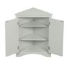 Corner Cabinet Storage Cabinet with Door for Bathroom Bedroom Kitchen